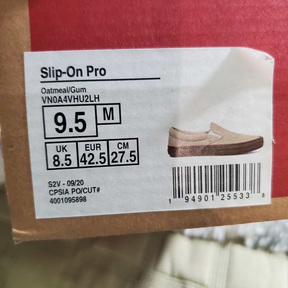 Vans Oatmeal Gum Slip-on 😋 - Picture 2 of 12